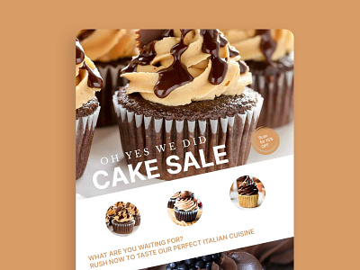 Cake Flyer design