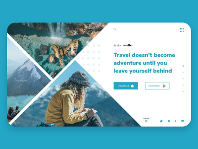 travel landing page