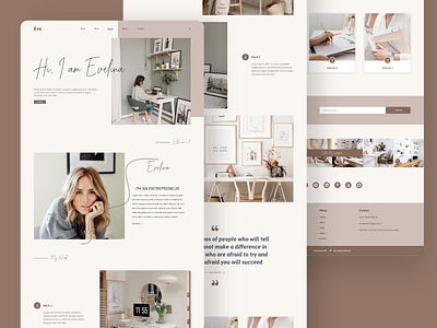 Eva Blog dailyui design ui ux web