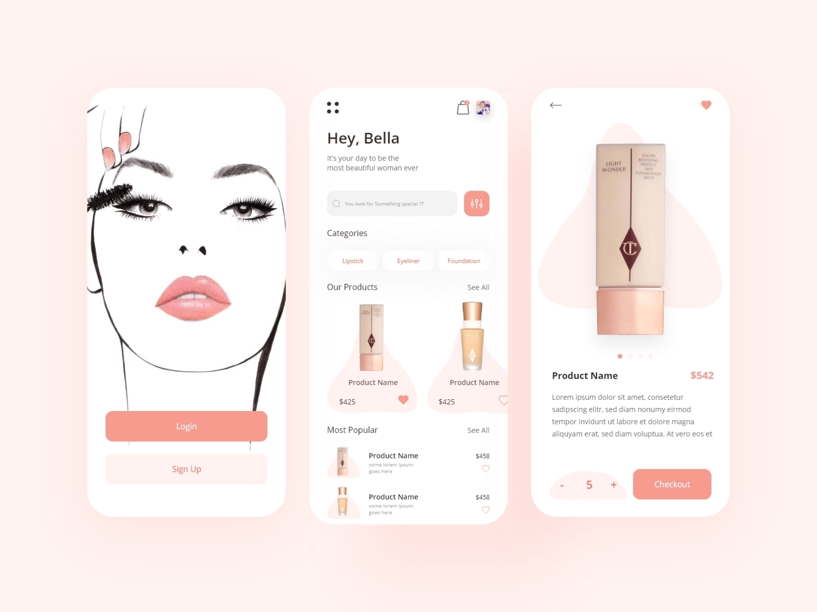 make up design by linda yadroudj on Dribbble