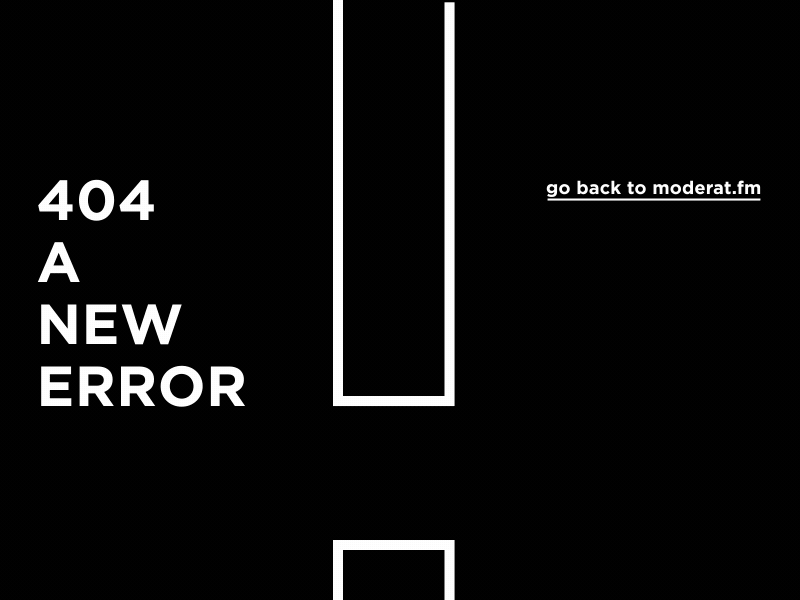 404 Moderat 404 404 page dailyui moderat
