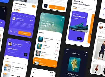 Helium - Multipurpose Card-based UI Kit card design chat feed form material message mobile ui multipurpose profile sign sign in signup social ui ui kit