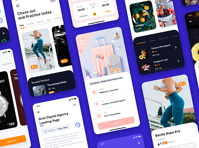 [FREEBIES] Multipurpose iOS UI Kit app camera design flat interface ios material minimal mobile on boading template theme tracking ui ui kit ux walkthrough web website wireframe