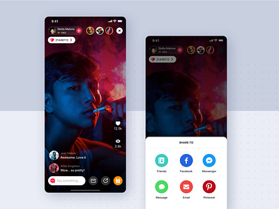 Video Streaming mobile UI concept