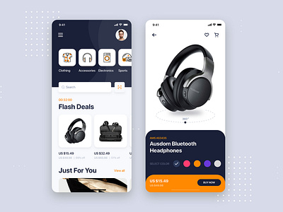 Ecommerce mobile concept