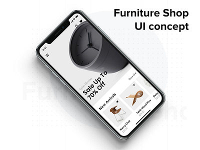 Furniture mobile UI concept