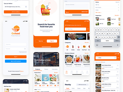 GonEats - Food Delivery UI Kit