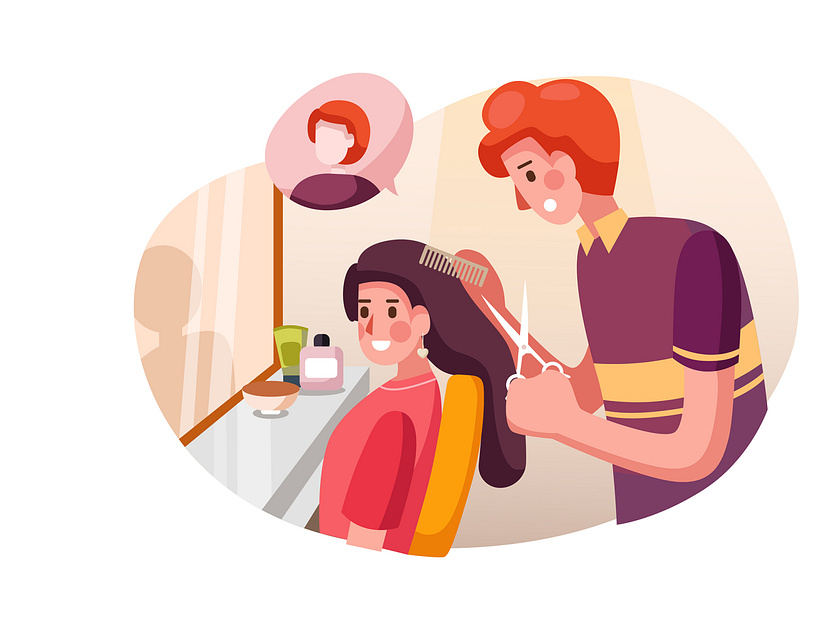 Beauty Salon Illustration concept by HoangPts on Dribbble