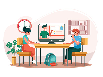 Boy Studying designs, themes, templates and downloadable graphic elements  on Dribbble