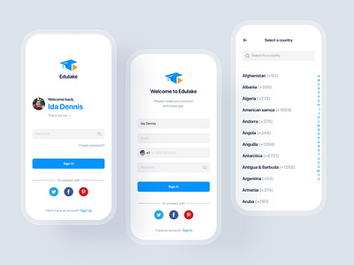 Authentication - Online Course UI Kit