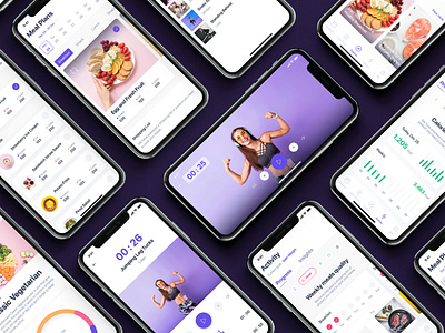 Fitbox - Workouts & Meal Planner UI Kit