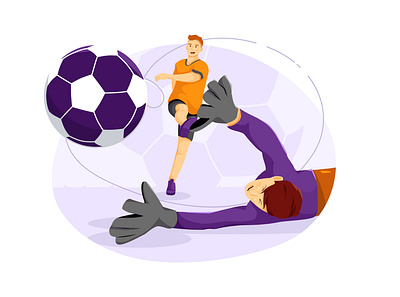 Football flat vector illustration concept action active activity biking exercise football health healthy illustration lifestyle lifestyles outdoor practicing sport vector workout