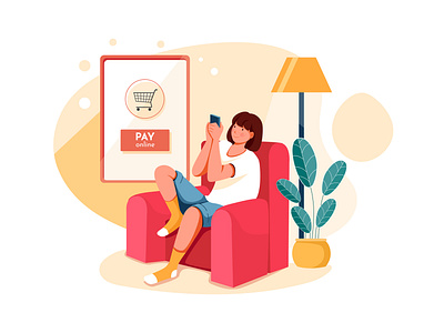 Online Payment Illustration concept