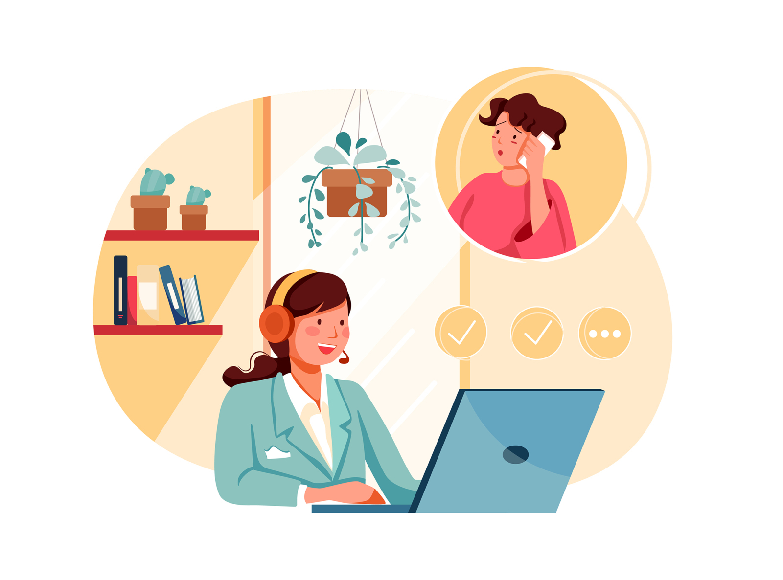 Customer Support Illustration Concept By Hoangpts On Dribbble