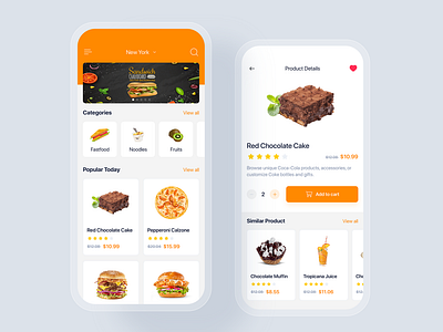 Food Ordering mobile app concept by HoangPts on Dribbble