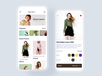 E-commerce mobile app UI concept app delivery discount e commerce interface material mobile order sale shop shopping shopping cart store ui ui kit uikit ux