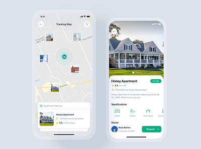 Real Estate mobile UI concept - Sodium UI Kit android ui app app ui design interface ios ios ui material mobile mobile app mobile ui resource sketch template ui ui design ui kit ui kits ux design ux ui