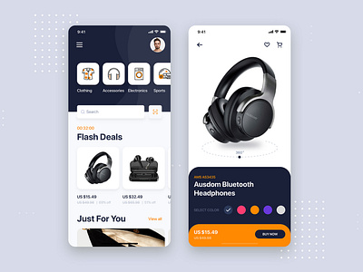 E-commerce UI mobile concept