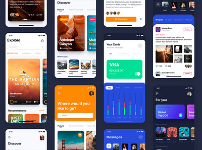 Pallas Mobile UI Kit android ui app app ui design interface ios ios ui material mobile mobile app mobile ui resource sketch template ui ui design ui kit ui kits ux design ux ui