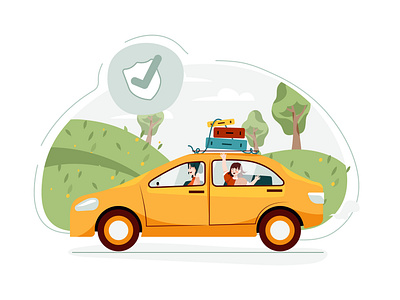 Travel insurance Illustration