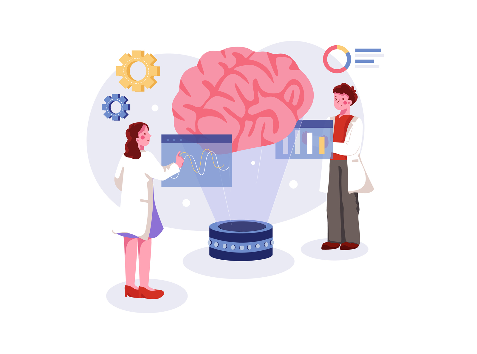 Machine Learning Illustration Concept By Hoangpts On Dribbble