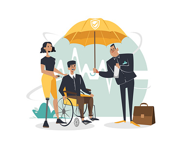 Insurance Services Illustration Concept