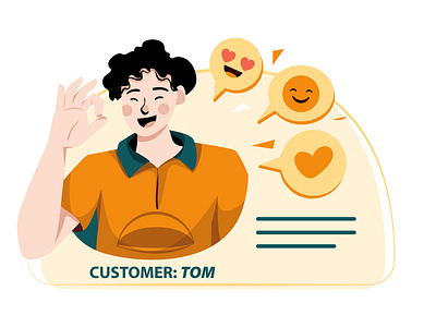 Customer Loyalty Illustration Concept