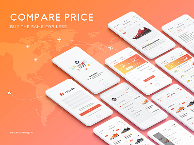 Trevor - Compare Prices UI Concept booking hotel booking taxi compare price ecommerce flight hotel price taxi price travel trips
