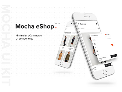 Mocha eShop UI Kit android app concept e shop ecommerce freebies ios app material shop shopping store ui ui ui kit