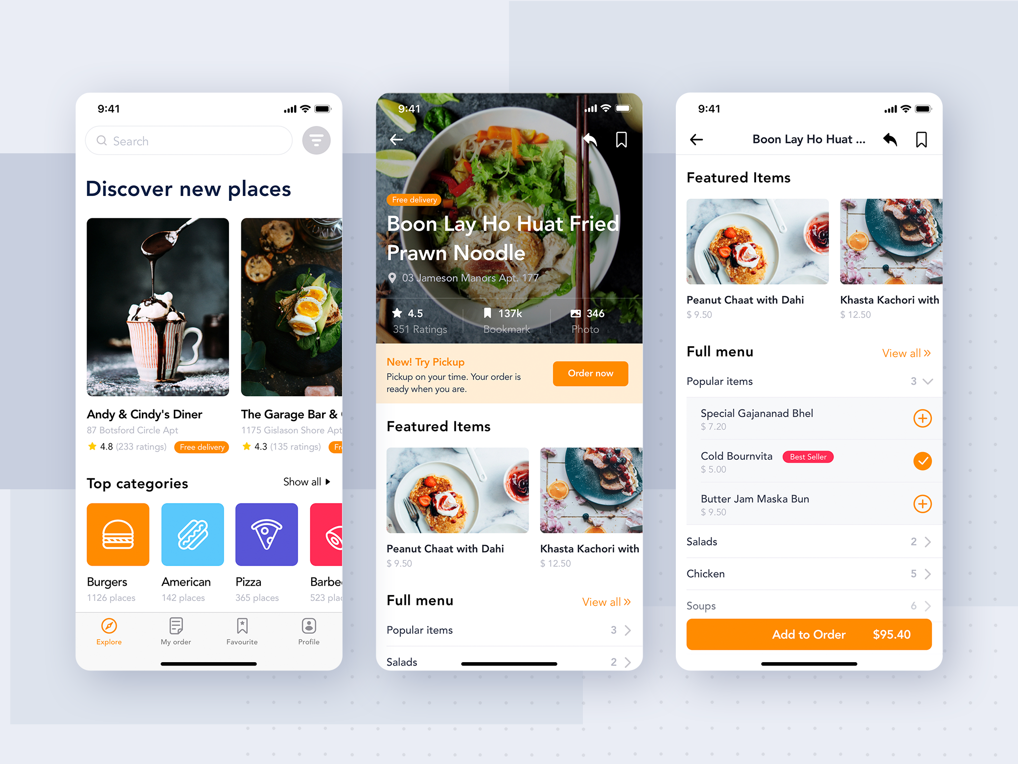 Food Delivery App UI Kit by HoangPts on Dribbble