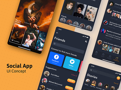 [Freebies] Live Video Streaming App - Social mobile UI Kit