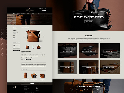 Shop Order Website Design Template