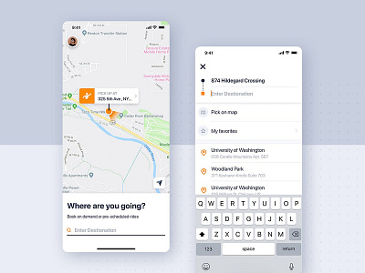 Car rental mobile UI - Home Booking application android app appdesign delivery inspiration interactions interface ios kit map material mobile taxi tracking uber ui uidesign uitrends web