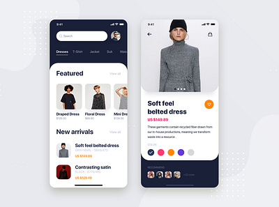 E-commerce Store mobile app concept android app e commerce kit mobile shopping sketch store template theme ui