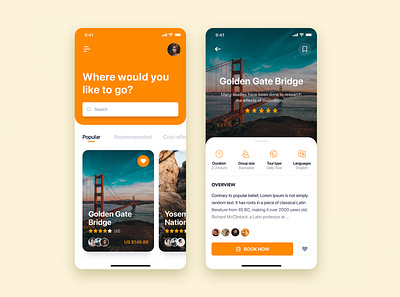 Travel Booking Mobile App UI Template android app kit mobile sketch template theme tour trip ui
