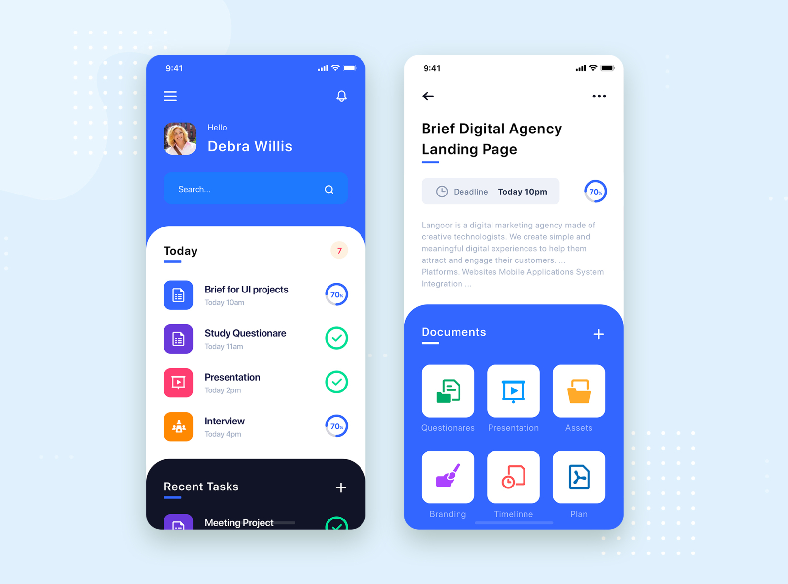 Task Management mobile app by HoangPts on Dribbble