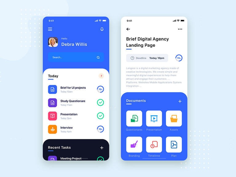 Task Management mobile app by HoangPts on Dribbble