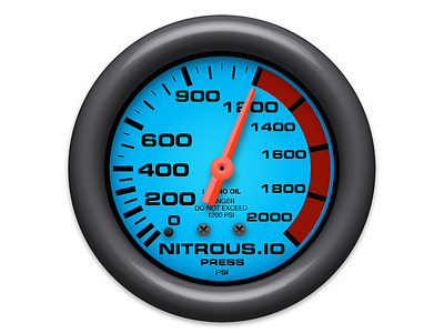 Nitrous.IO Icon gauge icon mac nitrous nitrousio round