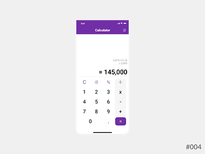 Daily UI #004 - Landing Page 004 app application calculator challenge dailyui dailyui004 learn ui ux uxui web web design