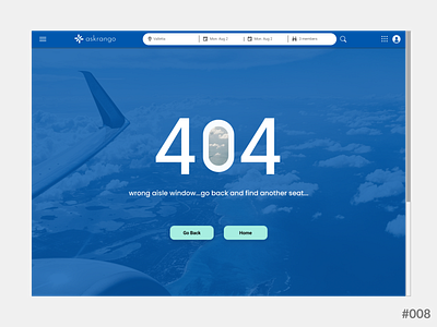 Daily UI #008 - 404 page