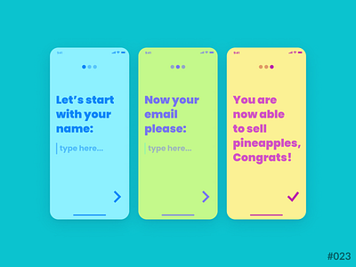 Daily UI #023 of 100 - Onboarding