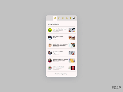 Daily UI #049 of 100 - Notifications app application branding dailyui dailyui049 design illustration learn logo notifications rebound ui ux uxui web design