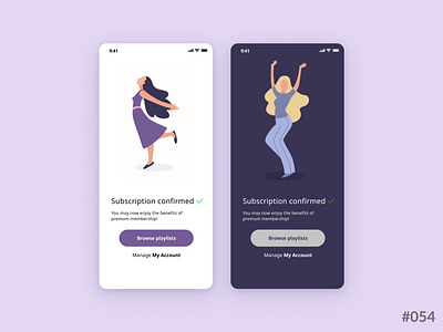 Daily UI #054 of 100 - Confirmation