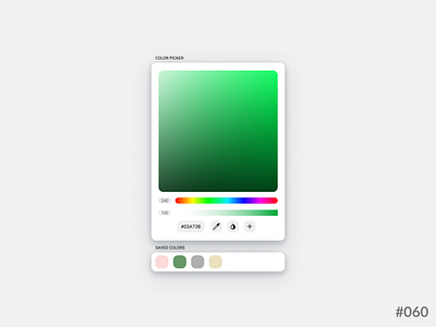 Daily UI #060 of 100 - Color Picker app application branding color colorpicker dailyui dailyui060 design illustration learn logo picker rebound ui ux uxui web design