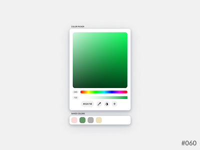 Daily UI #060 of 100 - Color Picker