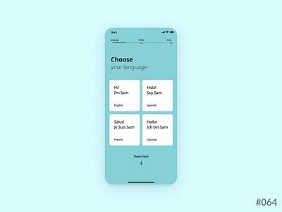 Daily UI #064 of 100 - Select User Type