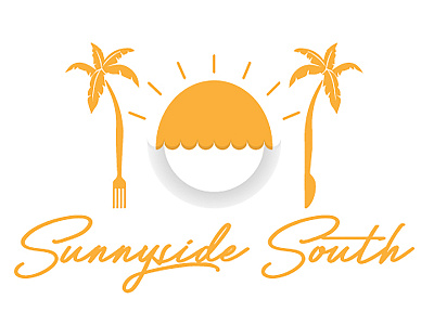 Sunnyside South brand identity branding design food illustrator logo restaurant vector