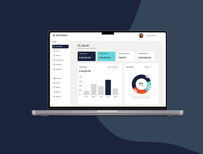 Admin Dashboard Design uiux