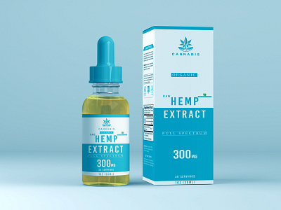 Cannabis Raw Hemp Extract beard oil black cbd oil clean design illustration label design labeldesign minimalist packaging design premium premium design royals simple