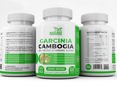 GARCINIA CAMBOGIA cbd oil design illustration label design labeldesign minimalist packaging design premium premium design supplement